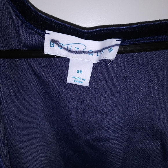 New Velveteen plus size dress 2x - Picture 4 of 4